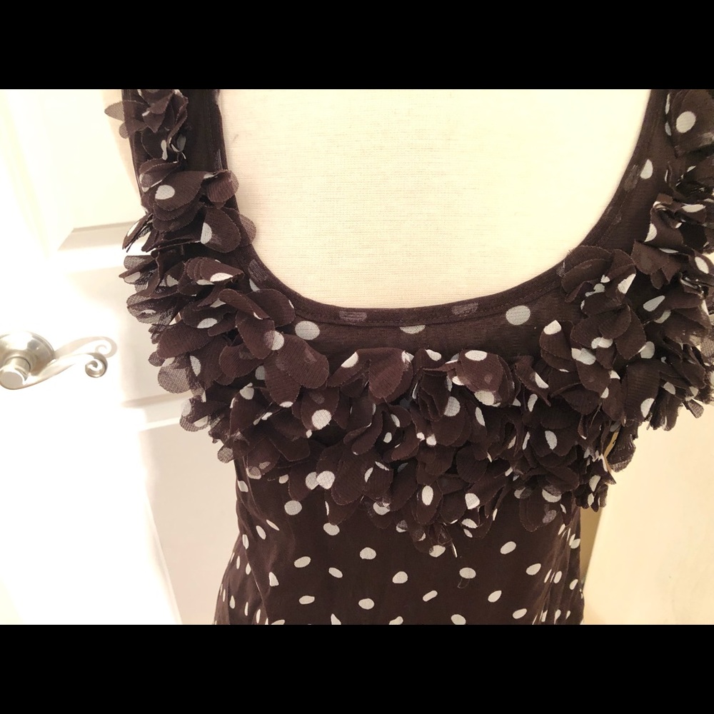 INC Brown blouse